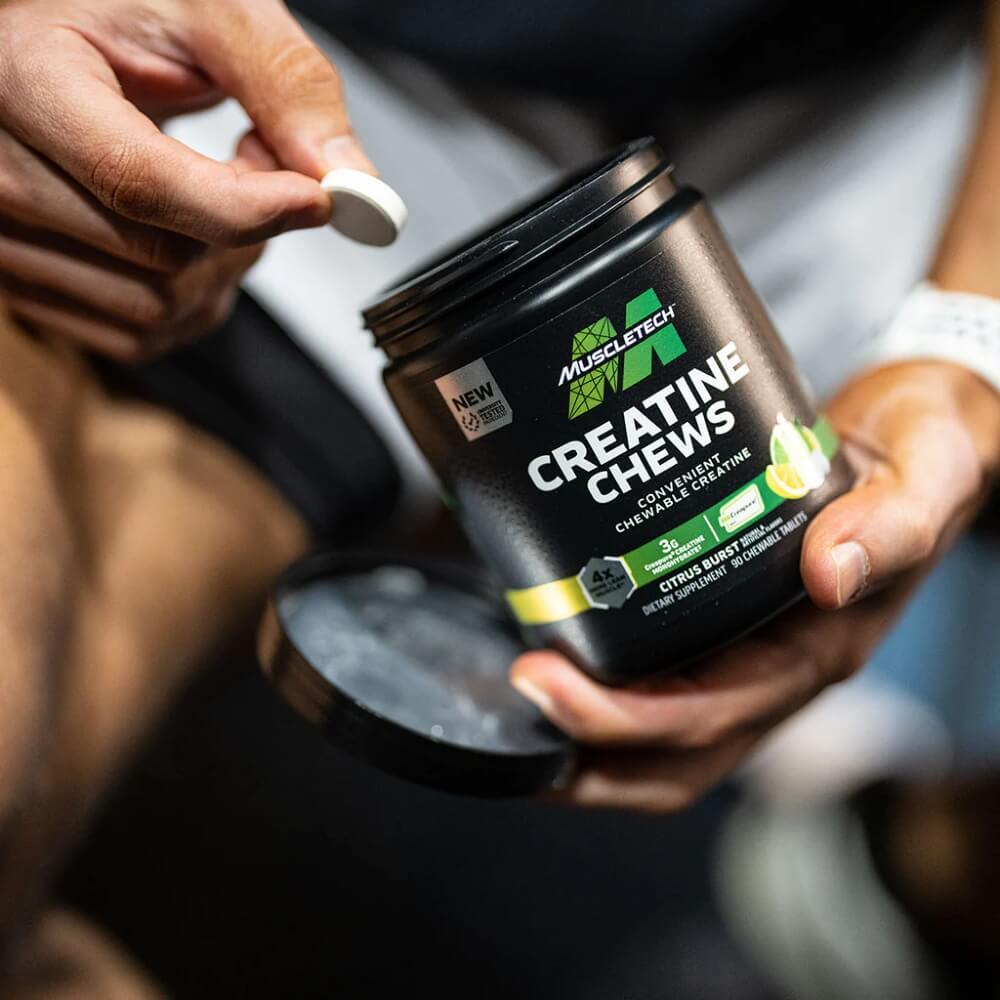 MUSCLETECH CREATINA CHEWS 90 SERV