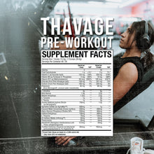 BUM THAVAGE PRE-WORKOUT 40/20 SERV