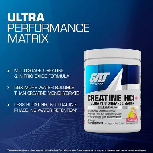 CREATINA GAT HCL 30 SERV PINK LEMONADE